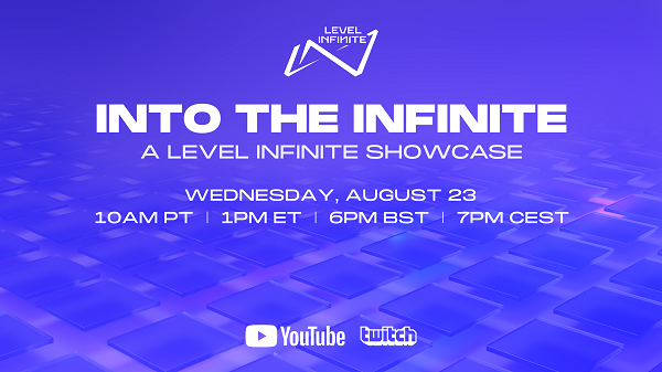 欧州最大のゲームショー “gamescom 2023”の幕開けを飾るLevel Infiniteのオンラインイベント「INTO THE INFINITE: A LEVEL INFINITE SHOWCASE」2023年8月23日（水）に配信決定